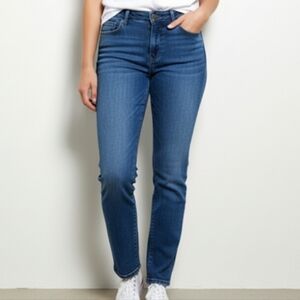 True Religion x Manchester United Collab Womens Jennie Fit Jeans Blue 38 XL